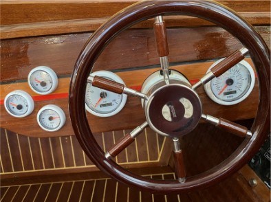 Steuerrad der Sea Time