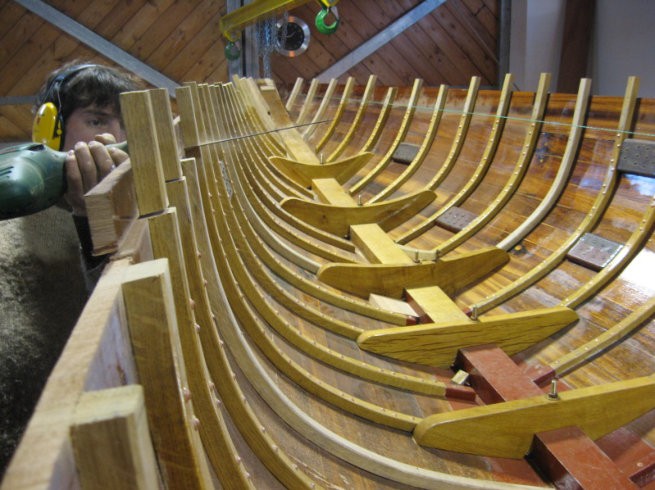 Neue Spanten in der Freya